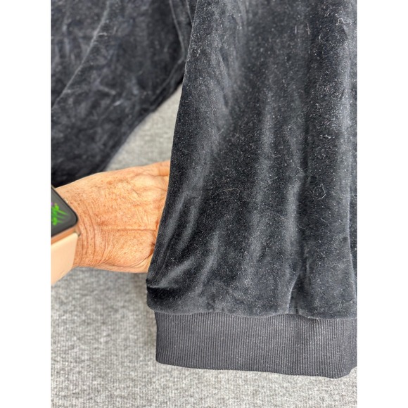 Alfred Dunner Black Velour Embellished Full Zip Jacket Women's Size M - Picture 4 of 10